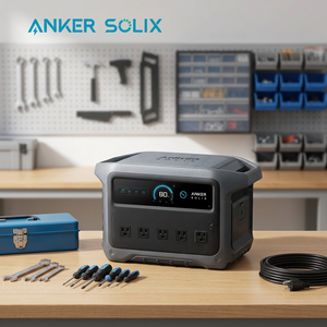 Station d'alimentation solaire Anker Solix C1000X Gen 2 1024Wh 3000W en crête LiFePO4 4000+ cycles Contrôle intelligent Prise UK 3 broches EU - Product Image 1