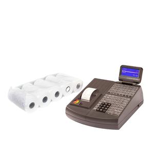 Rouleaux de papier thermique Unifon 80x80mm haute douceur blanc/blanc pur pour systèmes de caisse enregistreuse et de point de vente - Product Image 5