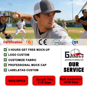 Cappellino da Baseball Personalizzato con Patch a Forma Personalizzata, Cucito a Mano, Logo Personalizzato Richardson 112 con Patch in Pelle Sintetica Laser - Product Image 5