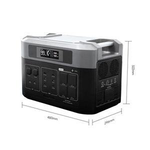 คลังสินค้าใน EU/US/AU จัดส่งรวดเร็ว สถานีไฟฟ้าพกพาฉุกเฉิน 3200W เครื่องกำเนิดพลังงานแสงอาทิตย์ LiFePO4 MPPT UPS - Product Image 1