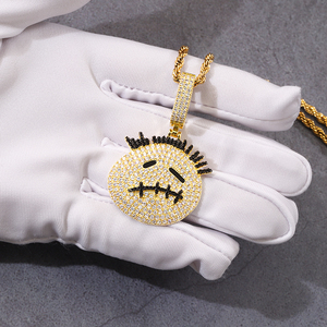 VVS moissanite GRA certificate Hiphop Jewelry 925 Silver 18K <b>gold</b> Plated Pass Diamond <b>Tester</b> Cartoon Iced out Custom pendant - Product Image 4
