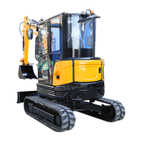 Penggali kecil Mini 4 Ton CE/EPA/EURO 5 Tiongkok grosir harga ekskavator Mini kompak untuk harga diskon murah