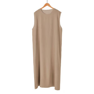 Nouvelle robe intérieure sans manches de couleur unie pour Abaya Ice Silk Lady Modest Ethnic Styl Inner Slip Dress Abaya - Product Image 4