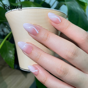 <span class=keywords><strong>Faux</strong></span> ongles en <span class=keywords><strong>gel</strong></span> souple Easywell, dégradé rose, forme amande, vente en gros d'usine, haute qualité, à presser, <span class=keywords><strong>avec</strong></span> emballage personnalisé - Product Image 1