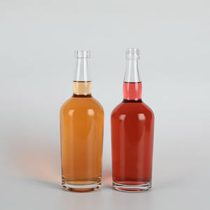 Nuevos Productos en Oferta, Venta al por Mayor de Botellas de Vidrio Transparente Redondas de 50 ml, 500 ml y 750 ml para Licores, Whisky, Aperitivos y Bebidas Espirituosas de Tennessee - Product Image 3