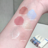 Gege Bear 2025 Fard à paupières personnalisé, gel brillant pour les yeux, fard à paupières liquide à marque privée, fard à paupières crémeux longue durée, paillettes uniques