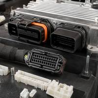 Carcasa de Conector para ECU Automotriz, Serie 1473, 16-94 Pines, Multipin, Sellada, Impermeable, Material PA66/PBT, Conector de Ángulo Recto para