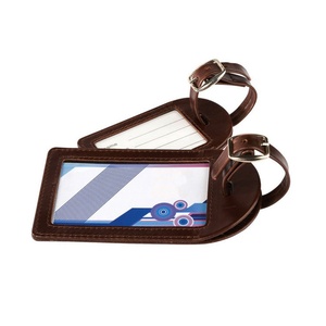 Fashion Wholesale PU Blank Black Custom <b>Name</b> Travel Luggage Tag - Product Image 5
