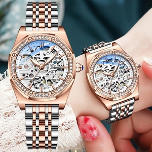 CHENXI 8848 Women Automatic Mechanical <strong>Watch</strong> Top Brand Luxury Stainless Steel <strong>Diamantes</strong> Waterproof Wrist <strong>Watch</strong> Ladies Skeleton - Product Image 4