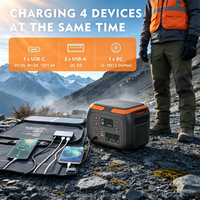 Panneau solaire pliable 60W à 23% d'efficacité pour station d'alimentation portable, sortie 12V DC, chargeur solaire USB-C, camping, camping-car, voyage, usage domestique