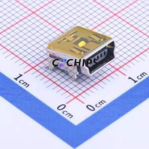 U-M-M5DS-W-5 USB Connector SMD Connector ( Connector Type: Mini-B )( Protocol Standard: USB 2.0 )( Gender: Female ) - Product Image 1