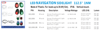 Feux de navigation latéraux LED marins 12 V de la marque Foyo, vente chaude, vert et rouge, feux LED marins pour tribord et starboard pour kayak