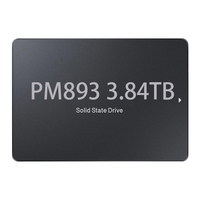 SSD PM893 3.84TB 2.5" Internal SATA Enkripsi Standar MZ7L33T8HBLT-00A07 Solid State Drive MZ7L33T8HBLT-00B07 untuk Server