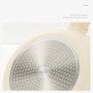 Yapışmaz kızartma tavası tava seti üç parçalı ocak wok stockpot seti - Product Image 3