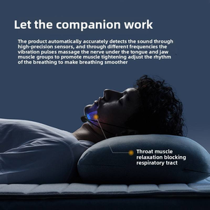Alat Pijat Tenggorokan Pintar Penghenti Dengkuran Peredam Kebisingan untuk Tidur Nyenyak di Rumah - Product Image 3