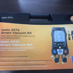 Original Tes-to 557s Smart Vacuum Kit 0564 5571 01 Digital Manifold With Wireless and <b>Clamp</b> Temperature Probes OEM Testo Text 55 - Product Image 6