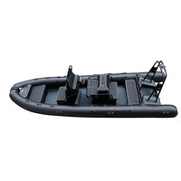 Bateau pneumatique de croisière de haute qualité Europe DL RIB 700 à coque en aluminium RIB Orca Hypalon à vendre