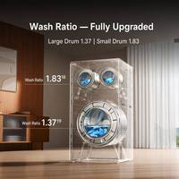 100% Original Mijia 14kg Three-Zone Washer XQG140MJ203 - Smart AI Dosing Front Load Inverter Washing Machine Bulk MOQ 5