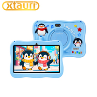 XTAURI Nueva Tablet Infantil de 7 Pulgadas Full HD con Procesador Octa Core MTK, Wi-Fi, Pantalla Capacitiva, Set de Regalo con Funda de Cuero, YouTube para Niños