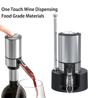 Carafe à vin en acier inoxydable, gadget de bar de luxe, aérateur à vin électrique, distributeur, cadeau idéal pour une nouvelle maison