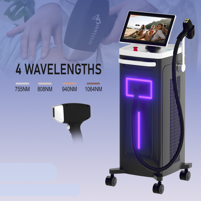 Professional 600W AI Diode Laser Painless Grey Innovative 810Nm Repair Handy 808Nm Diode Laser Hair Removal Machine