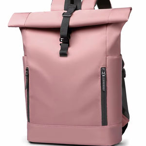 Nueva Mochila para Portátil Unisex, Moderna y Personalizable, Enrollable, Impermeable, con Cierre Geométrico, Puerto USB Antirrobo, Gran Capacidad de 20-39L - Product Image 1