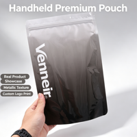 Sacs en Mylar avec logo personnalisé, refermables, étanches, de qualité alimentaire, pour l'emballage de compléments alimentaires en poudre