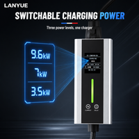 Stasiun Pengisian Daya Kendaraan Listrik Rumah Pintar Daya Dapat Diatur Tipe 1 Mode 2 1.8kW 3.5kW 7kW 9.6kW Terpasang di Dinding/Lantai Tahan Cuaca