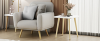 Table basse simple en bois, table basse d'appoint pour canapé, table basse carrée pour salon, petite table basse