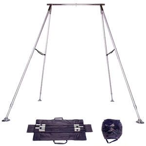 Hamac de yoga aérien réglable de 3,4 m pour performance en extérieur, cadre en satin, alliage d'aluminium RY-088 - Product Image 1