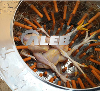 Meilleur prix pour une machine à plumer les poulets industrielle, machine à éplucher les volailles commerciale
