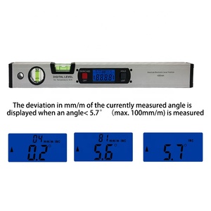 415 مللي متر/16.3 بوصة شاشة الكريستال السائل ، <span class=keywords><strong>360</strong></span> درجة مستوى المسح أداة المغناطيسي البناء مستوى الكحول الألومنيوم مستوى الرقمية - Product Image 3