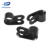 Clips de câble 3/16 1/4 3/8 1/2 94V-2 pour la gestion des câbles, organisateur de câbles en plastique nylon, prix bas, pinces de câble de type R
