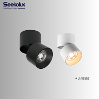 Spot LED encastré rond en aluminium CE RoHS, orientable à 90° °   Plafonnier encastré pliable