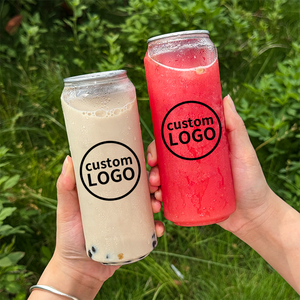 <span class=keywords><strong>Lattine</strong></span> in Plastica PET per Bevande con Apertura Facilitata, Grado Alimentare, 330Ml 500Ml, <span class=keywords><strong>Vuote</strong></span> con Coperchi - Product Image 1