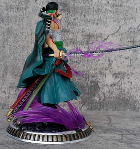 Modellino da Collezione Anime Roronoa Zoro 21cm, Action Figure in PVC dei Tre Mille Mondi, Vendita all'Ingrosso - Product Image 4