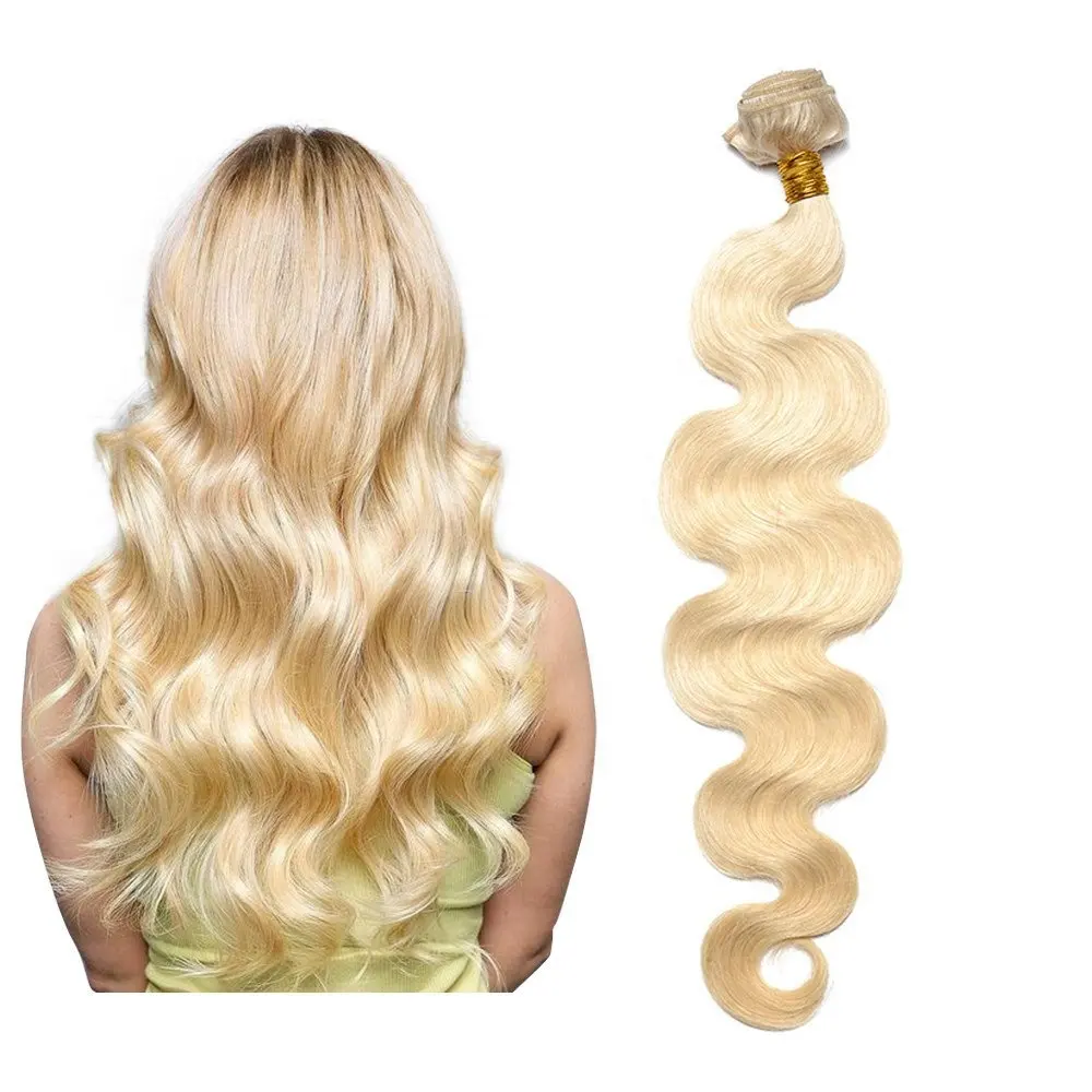 Wholesale 613 Blonde Hair Bundles Cheap Peruvian Pure Virgin Hair Wig 100% Best Natural Brazilian Remy Weft Human Hair Extension