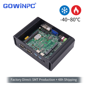 พีซีอุตสาหกรรมแบบฝังตัวไร้พัดลม พร้อม Intel Core i5 5200U ถึง 8250U พอร์ต Gigabit Ethernet สองพอร์ต ตัวเครื่องอะลูมิเนียม ระบบปฏิบัติการ Windows - Product Image 6