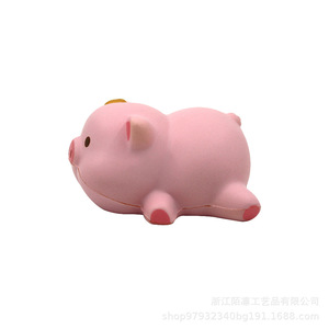 Pig Plush Toy PU Foam Slow <b>Rebound</b> Cartoon Animal Decor Gift - Product Image 3