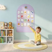 Tableau magnétique personnalisé UCI, autocollant effaçable, tableau interactif mural, autocollants tableau noir/blanc en polyester