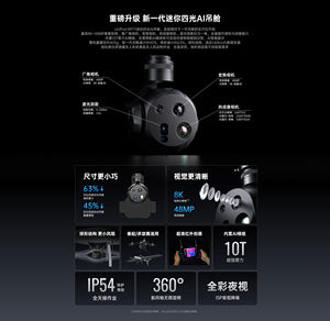 Mini Cámara Cuatro en Uno AI Pod UniPod MT11 IP54 - Product Image 2