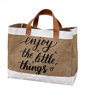 Bolsas de Compras Reutilizables Ecológicas de Yute y Algodón con Logotipo y Colores Personalizados para Mercados, Centros Comerciales, Alimentos y Herramientas - Product Image 1