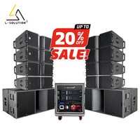 Système Sonore Professionnel K210 Line Array Passif 10 Pouces KS28 Double Caissons de Basses 18 Pouces, Système de Haut-parleurs Line Array Professionnel