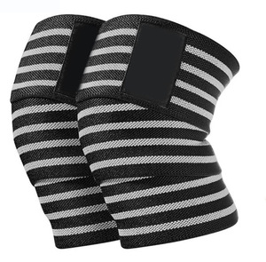 2026 Wholesale Workout <b>Compression</b> Weightlifting Powerlifting Squats Knee Wraps Knee Bandage Men Women - Product Image 2
