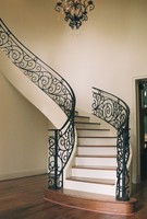Rampe d'escalier intérieure Tanlong en fer forgé, design de balustrade pour escalier de balcon