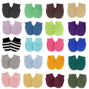Mitaines anti-griffures en coton élastique pour nouveau-nés, bébés et tout-petits (0-6 mois) – Essentiels anti-griffures pour garçons et filles - Product Image 1