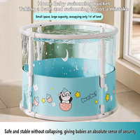 Piscine gonflable pour enfants et bébés, accessoires portables pour l'été, en PVC épais, grandes piscines familiales pour l'extérieur