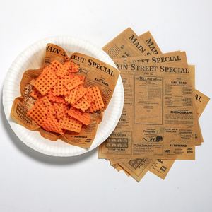 Papel para Hornear Recubierto de Alta Calidad de 8x8 Pulgadas, Venta Directa de Fábrica, Papel para Envolver Alimentos, Empaque para Pan, Hamburguesas, Pizza y Pasteles - Product Image 6