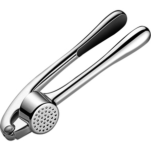 Ustensiles de cuisine professionnels - Presse-ail manuel en acier inoxydable, presse-ail manuel en alliage de zinc, hachoir métallique de qualité supérieure - Product Image 1