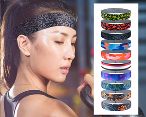 Cinta para el pelo de Yoga para hacer ejercicio, cinta para el pelo absorbente para el sudor, para correr al aire libre, <span class=keywords><strong>Munequera</strong></span> - Product Image 3